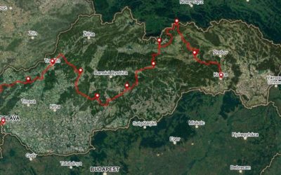 Bike Slovakia Road Route Map