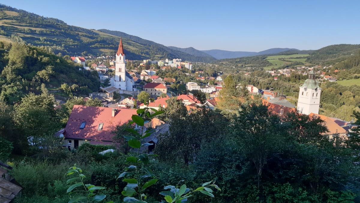 Gelnica historic town Slovakia mountain bike route